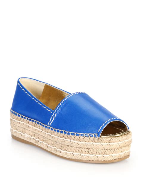 prada espadrilles open toe|Prada espadrilles women.